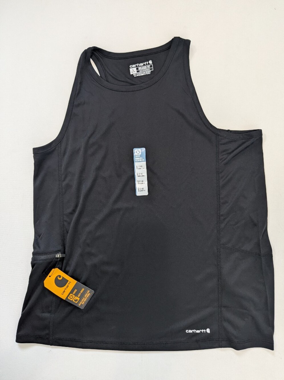 Carhartt Force Women’s Relaxed Fit Crew Neck sleeveless active Tank Top L